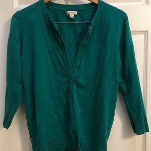 Teal Merona Cardigan